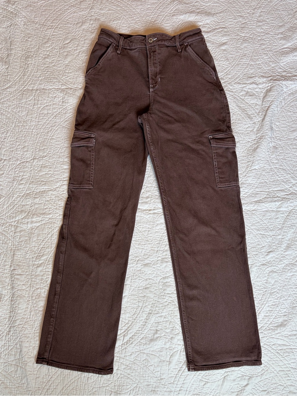 HOLLISTER Ultra High Rise Cargo Dad Jean